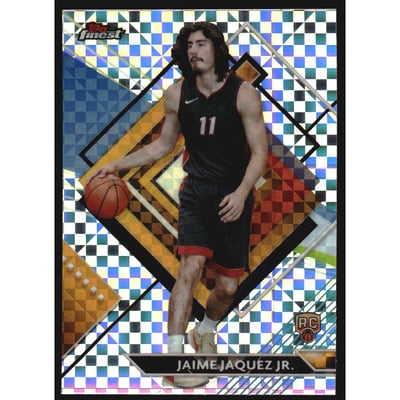 2023-24 Finest Checkerboard Refractors #284 Jaime Jaquez Jr. R