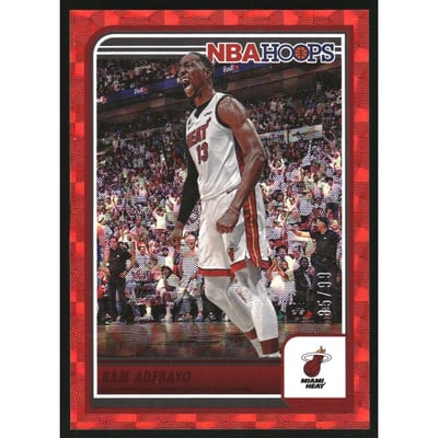 2023-24 Hoops Hyper Red #195 Bam Adebayo