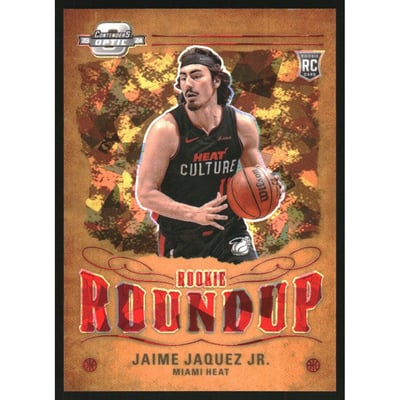 2023-24 Panini Contenders Optic Rookie Roundup Red Cracked Ice #2 Jaime Jaquez Jr.