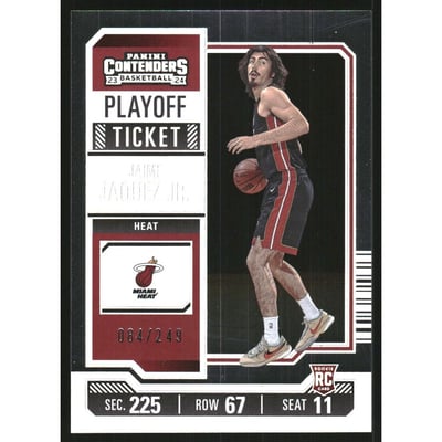 2023-24 Panini Contenders Playoff Ticket #84 Jaime Jaquez Jr.