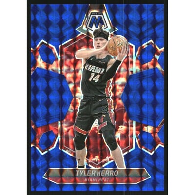 2023-24 Panini Mosaic Mosaic Blue #11 Tyler Herro