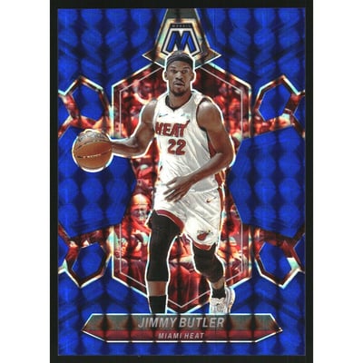 2023-24 Panini Mosaic Mosaic Blue #121 Jimmy Butler