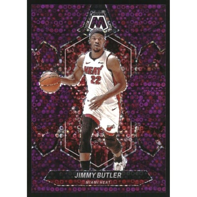 2023-24 Panini Mosaic Mosaic Fast Break Purple #121 Jimmy Butler