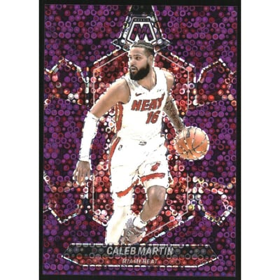 2023-24 Panini Mosaic Mosaic Fast Break Purple #95 Caleb Martin
