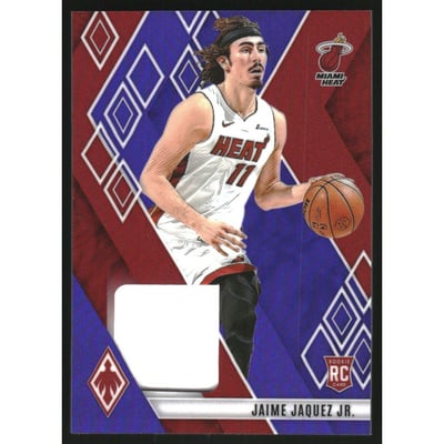 2023-24 Panini Phoenix Rookie Memorabilia Purple #18 Jaime Jaquez Jr.