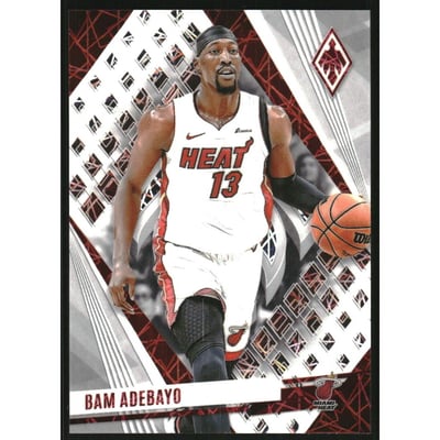 2023-24 Panini Phoenix White Lazer #103 Bam Adebayo