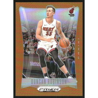2023-24 Panini Prizm Deca Prizms Orange #236 Duncan Robinson