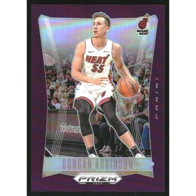 2023-24 Panini Prizm Deca Prizms Purple #236 Duncan Robinson