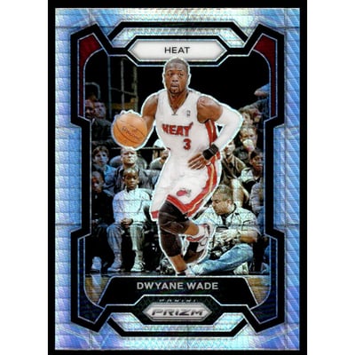 2023-24 Panini Prizm Prizms Hyper #182 Dwyane Wade