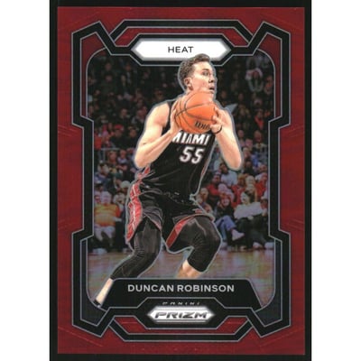 2023-24 Panini Prizm Prizms Red #208 Duncan Robinson