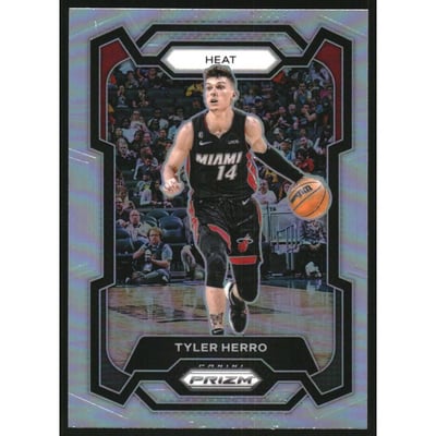 2023-24 Panini Prizm Prizms Silver #32 Tyler Herro