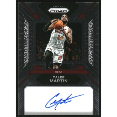 2023-24 Panini Prizm Sensational Signatures #1 Caleb Martin