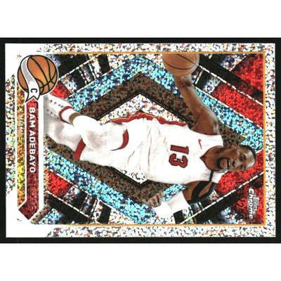2023-24 Topps Chrome Speckle Refractors #99 Bam Adebayo