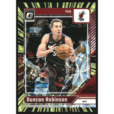 2024-25 Donruss Optic Electricity International #199 Duncan Robinson
