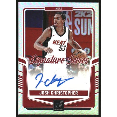 2024-25 Donruss Signature Series #20 Josh Christopher
