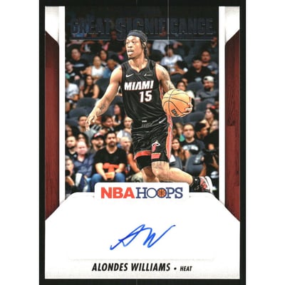 2024-25 Hoops Great SIGnificance #28 Alondes Williams