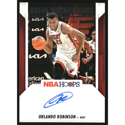 2024-25 Hoops Great SIGnificance #39 Orlando Robinson