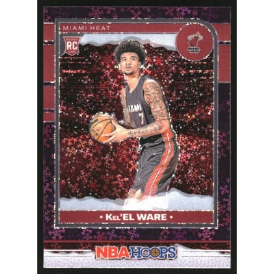 2024-25 Hoops Premium Prizms Purple Winter #245 Kel'el Ware