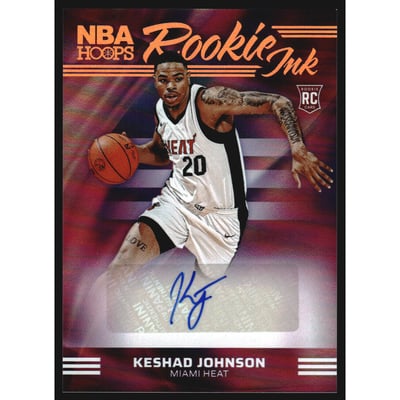 2024-25 Hoops Rookie Ink #27 Keshad Johnson