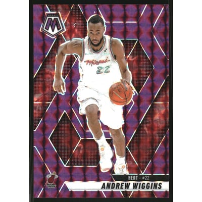 2024-25 Panini Mosaic Mosaic Purple #175 Andrew Wiggins
