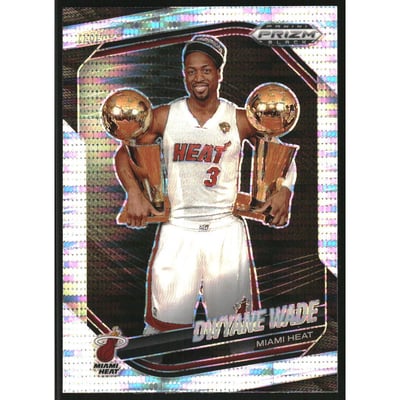 2024-25 Panini Prizm Black Prizms Pulsar #261 Dwyane Wade LGD