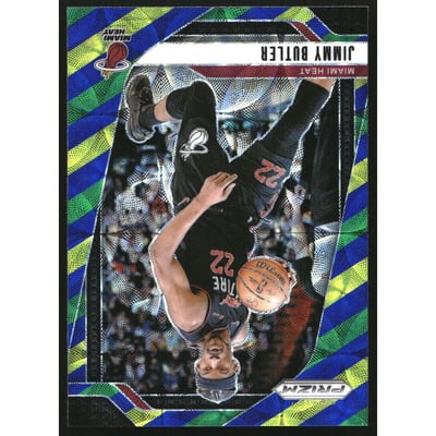 2024-25 Panini Prizm Prizms Choice Blue Yellow and Green #164 Jimmy Butler