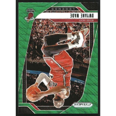 2024-25 Panini Prizm Prizms Green Wave #276 Dwyane Wade