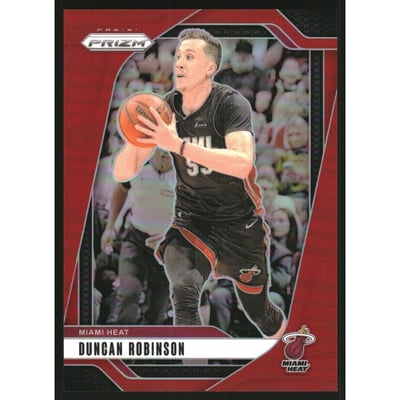 2024-25 Panini Prizm Prizms Red #190 Duncan Robinson