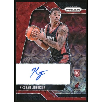 2024-25 Panini Prizm Rookie Signatures Prizms Choice #49 Keshad Johnson