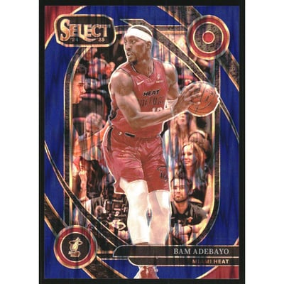 2024-25 Select Blue Flash Prizms #221 Bam Adebayo
