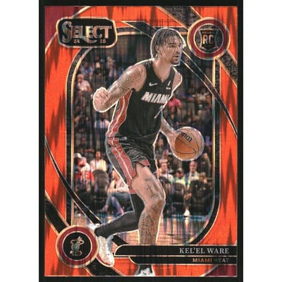 2024-25 Select Orange Flash Prizms #273 Kel'el Ware
