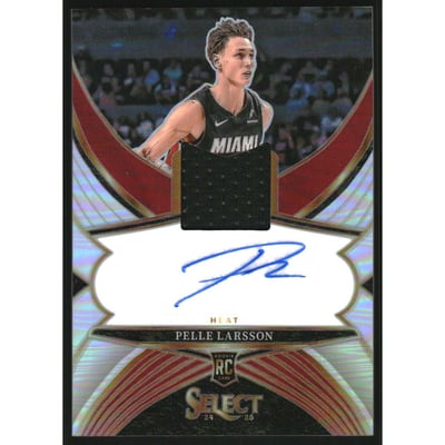 2024-25 Select Rookie Jersey Autographs #24 Pelle Larsson