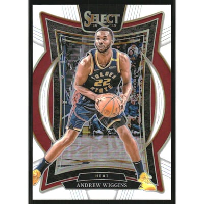 2024-25 Select White Prizms #5 Andrew Wiggins