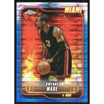 2024-25 Topps Chrome Blue Sonar Refractors #13 Dwyane Wade