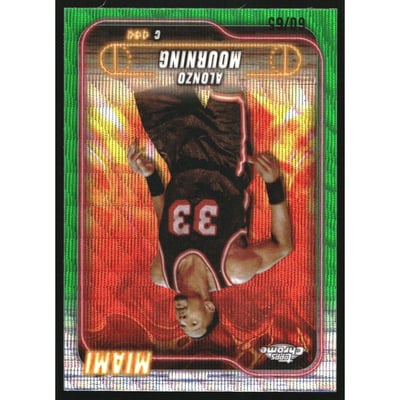 2024-25 Topps Chrome Green Wave Refractors #9 Alonzo Mourning