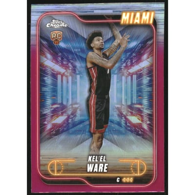 2024-25 Topps Chrome Magenta Refractors #103 Kel'el Ware