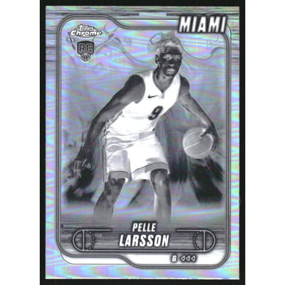 2024-25 Topps Chrome Negative Refractors #166 Pelle Larsson