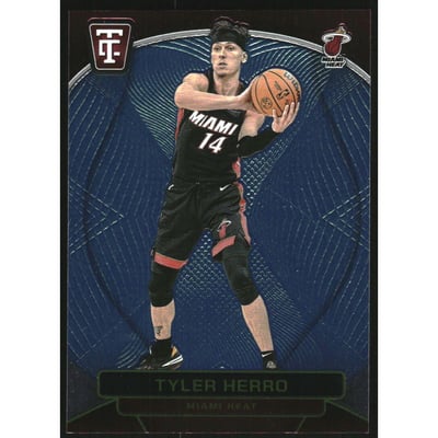 2024-25 Totally Certified Mirror Neon Green #74 Tyler Herro