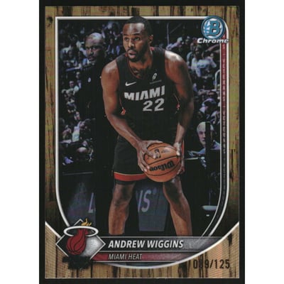 2025-26 Bowman Chrome Floorboard Refractors #BCV170 Andrew Wiggins