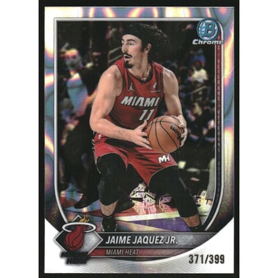 2025-26 Bowman Chrome Lava Refractors #BCV171 Jaime Jaquez Jr.