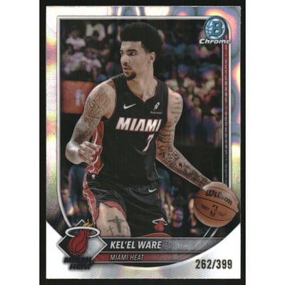 2025-26 Bowman Chrome Lava Refractors #BCV90 Kel'el Ware