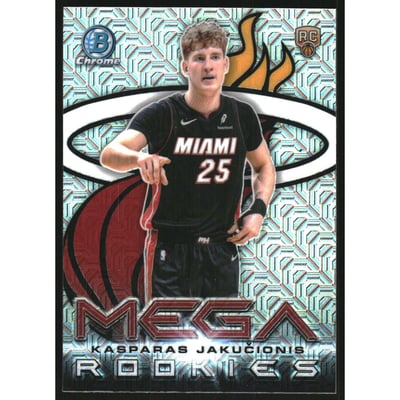 2025-26 Bowman Chrome Mega Rookies #MR20 Kasparas Jakucionis
