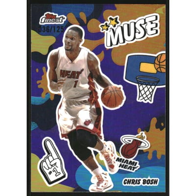 2025-26 Finest Muse Purple Refractors #M27 Chris Bosh