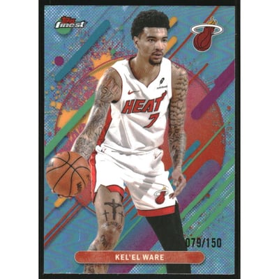 2025-26 Finest Sky Blue Refractors #251 Kel'el Ware R