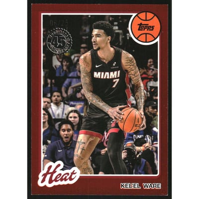 2025-26 Topps '80-81 Topps Orange Holo Foil #80BK27 Kel'el Ware