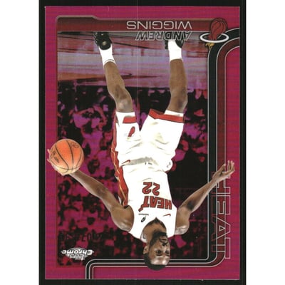 2025-26 Topps Chrome Magenta Refractors #180 Andrew Wiggins