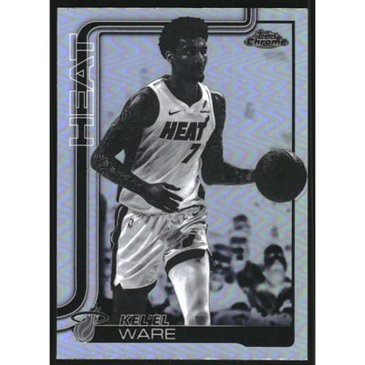 2025-26 Topps Chrome Negative Refractors #129 Kel'el Ware