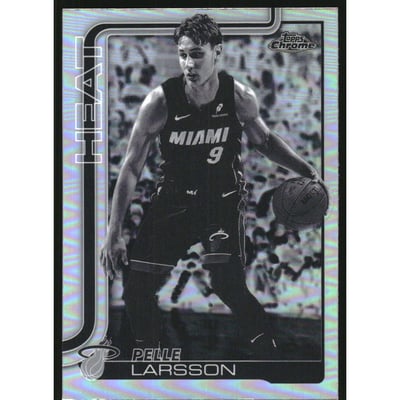 2025-26 Topps Chrome Negative Refractors #189 Pelle Larsson