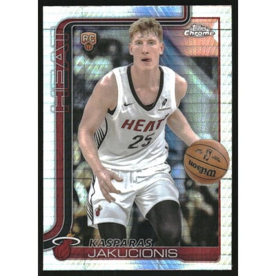 2025-26 Topps Chrome Prism Refractors #270 Kasparas Jakucionis