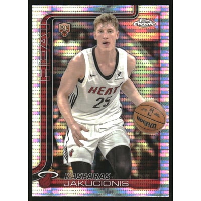 2025-26 Topps Chrome Pulsar Refractors #270 Kasparas Jakucionis